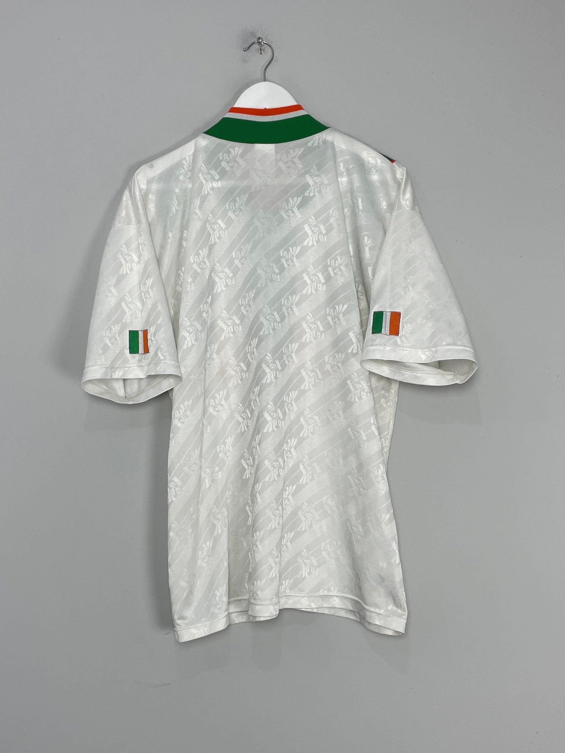 Shop 1994 IRELAND AWAY SHIRT (L) ADIDAS, classic football shirts, vintage football shirts & retro soccer jerseys at Cult Kits