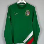 Shop 2006 MEXICO L/S TRAINING SHIRT (M) NIKE, classic football shirts, vintage football shirts & retro soccer jerseys at Cult Kits