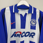 Shop 2002/04 HERTHA BERLIN HOME SHIRT (XXL) NIKE, classic football shirts, vintage football shirts & retro soccer jerseys at Cult Kits