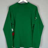 Shop 2006 MEXICO L/S TRAINING SHIRT (M) NIKE, classic football shirts, vintage football shirts & retro soccer jerseys at Cult Kits