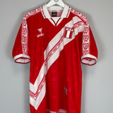 Shop 2000/02 PERU #6 AWAY SHIRT (L) WALON, classic football shirts, vintage football shirts & retro soccer jerseys at Cult Kits