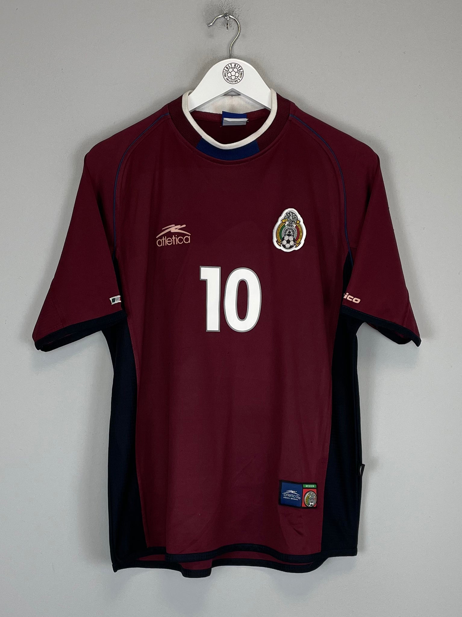 Shop 2001/02 MEXICO C.BLANCO #10 THIRD SHIRT (L) ATLETICA, classic football shirts, vintage football shirts & retro soccer jerseys at Cult Kits