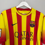 Shop 2013/14 BARCELONA MESSI #10 AWAY SHIRT (L) NIKE, classic football shirts, vintage football shirts & retro soccer jerseys at Cult Kits