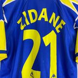Shop 1996/97 JUVENTUS ZIDANE #21 AWAY SHIRT (XL) KAPPA, classic football shirts, vintage football shirts & retro soccer jerseys at Cult Kits