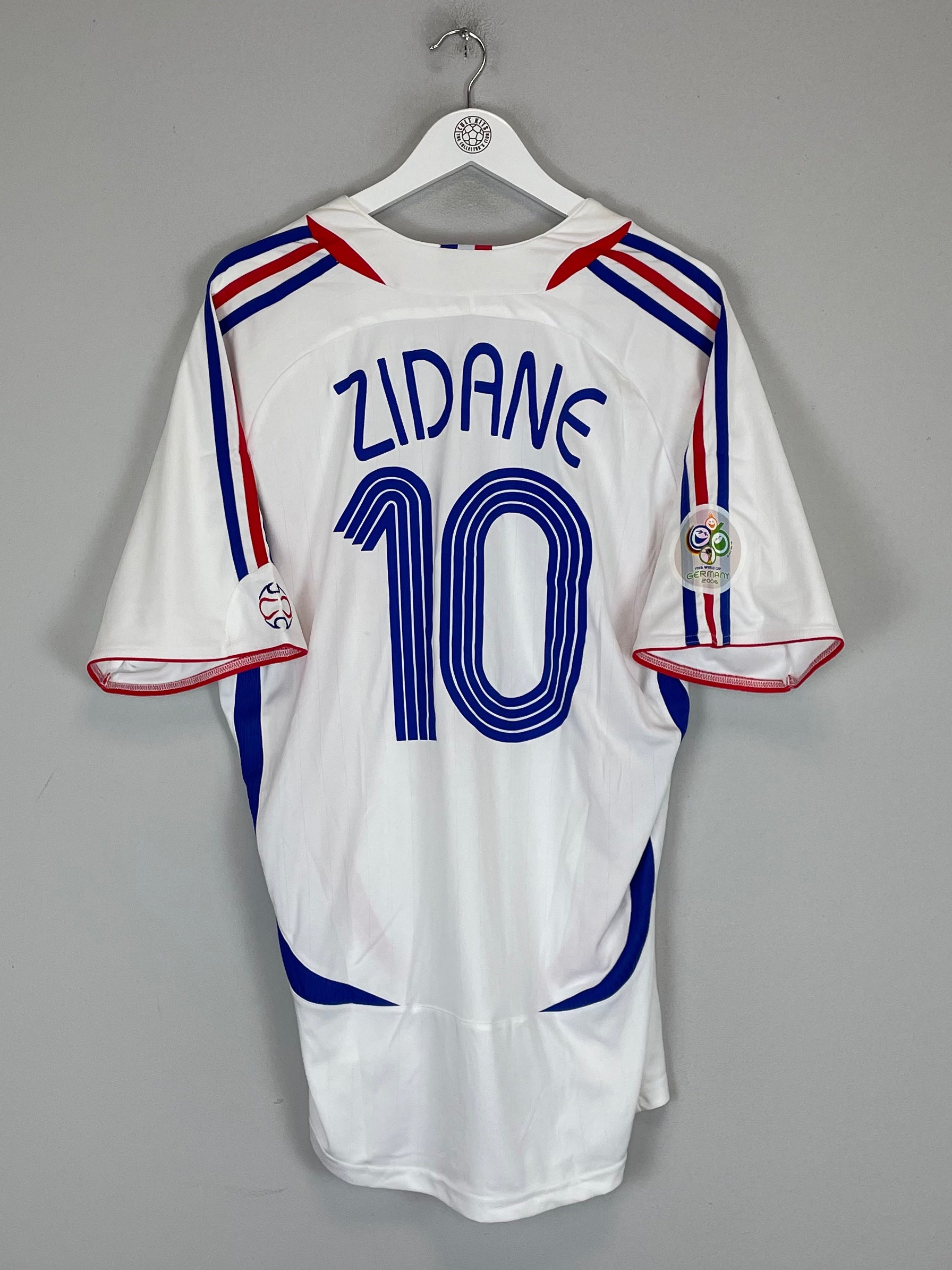 Shop 2006/07 FRANCE ZIDANE #10 AWAY SHIRT (XL) ADIDAS, classic football shirts, vintage football shirts & retro soccer jerseys at Cult Kits