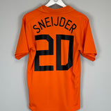 2006/08 NETHERLANDS SNEIJDER #20 HOME SHIRT (M) NIKE