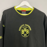 Shop 1996/97 DORTMUND JUMPER (M) NIKE, classic football shirts, vintage football shirts & retro soccer jerseys at Cult Kits