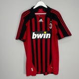 2007/08 AC MILAN MALDINI #3 HOME SHIRT (L) ADIDAS