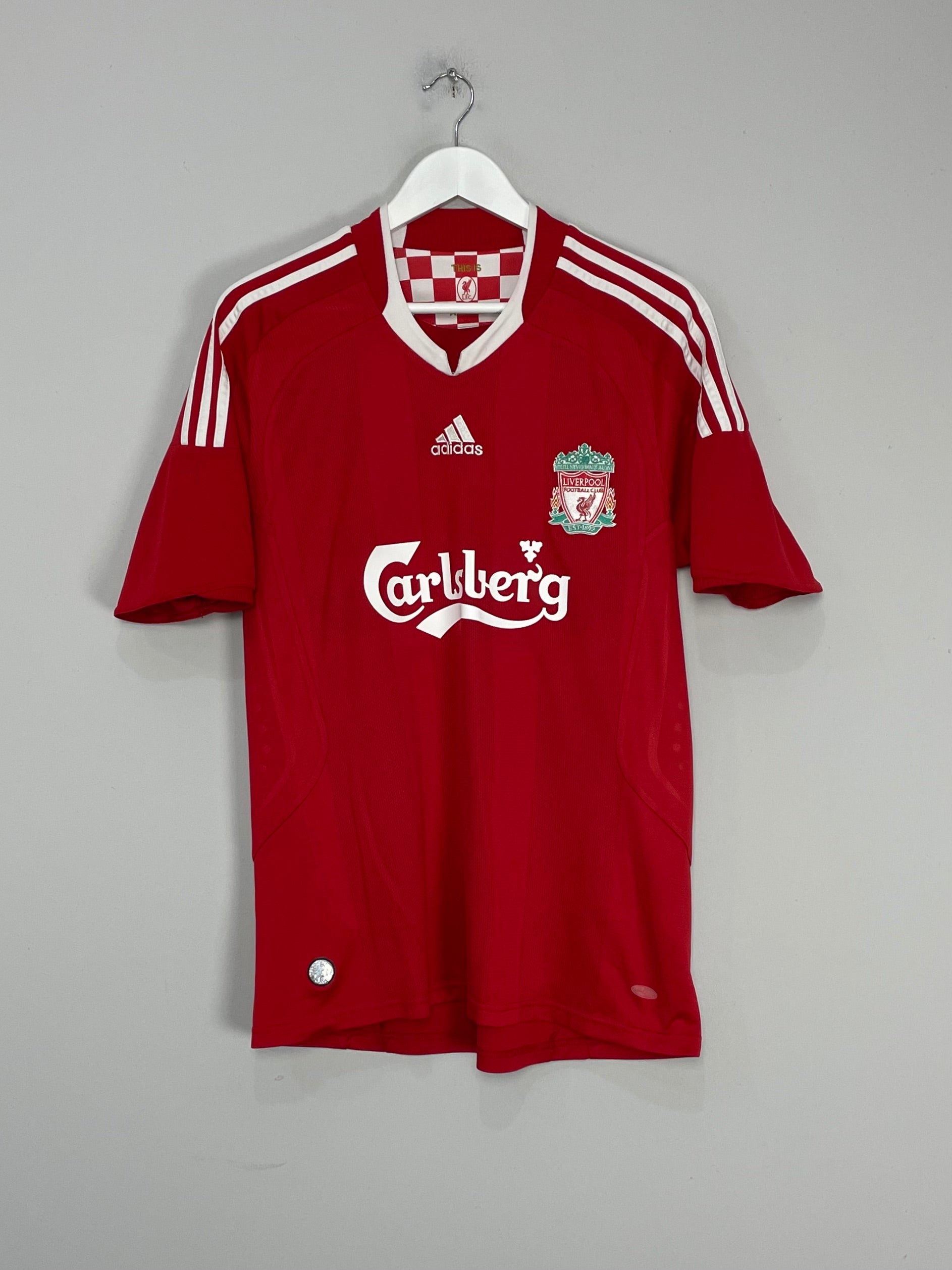 Shop 2008/10 LIVERPOOL TORRES #9 HOME SHIRT (M) ADIDAS, classic football shirts, vintage football shirts & retro soccer jerseys at Cult Kits