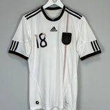 Shop 2010/11 GERMANY KLINSMANN #18 HOME SHIRT (S) ADIDAS, classic football shirts, vintage football shirts & retro soccer jerseys at Cult Kits