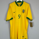 2006/07 BRAZIL RONALDO #9 *BNWT* HOME SHIRT (XXXL) NIKE