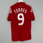Shop 2008/10 LIVERPOOL TORRES #9 HOME SHIRT (M) ADIDAS, classic football shirts, vintage football shirts & retro soccer jerseys at Cult Kits