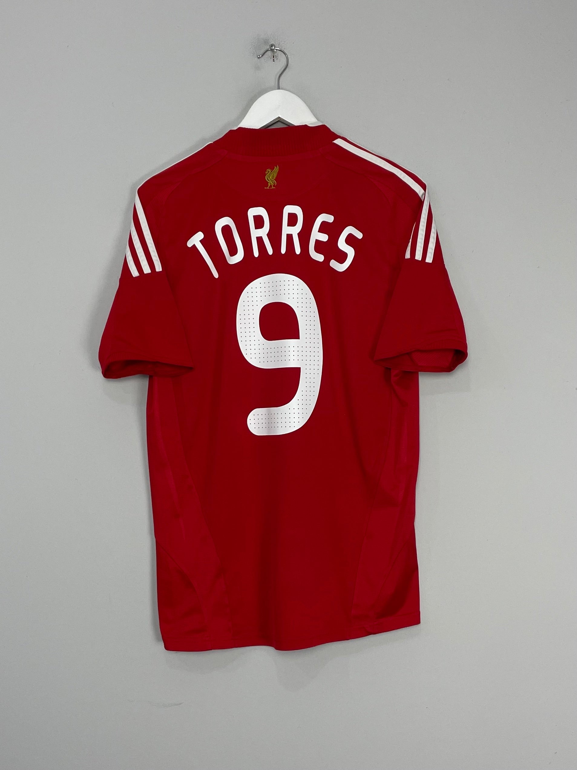Shop 2008/10 LIVERPOOL TORRES #9 HOME SHIRT (M) ADIDAS, classic football shirts, vintage football shirts & retro soccer jerseys at Cult Kits