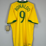 2006/07 BRAZIL RONALDO #9 *BNWT* HOME SHIRT (XXXL) NIKE