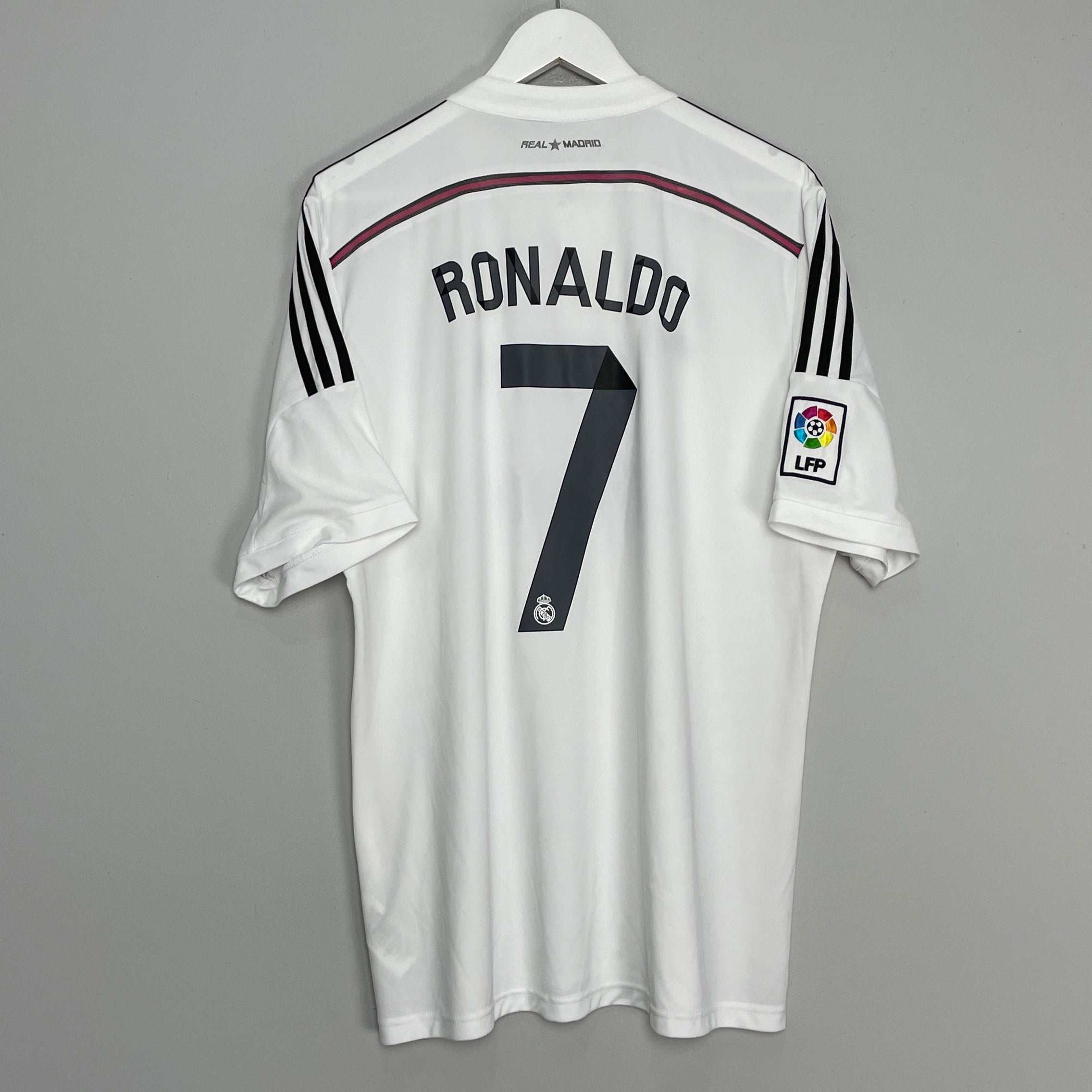Shop 2014/15 REAL MADRID RONALDO #7 HOME SHIRT (XL) ADIDAS, classic football shirts, vintage football shirts & retro soccer jerseys at Cult Kits