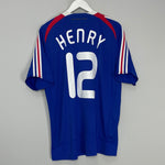 Shop 2007/08 FRANCE HENRY #12 HOME SHIRT (L) ADIDAS, classic football shirts, vintage football shirts & retro soccer jerseys at Cult Kits
