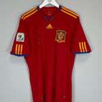 Shop 2010/11 SPAIN TORRES #9 HOME SHIRT (L) ADIDAS, classic football shirts, vintage football shirts & retro soccer jerseys at Cult Kits