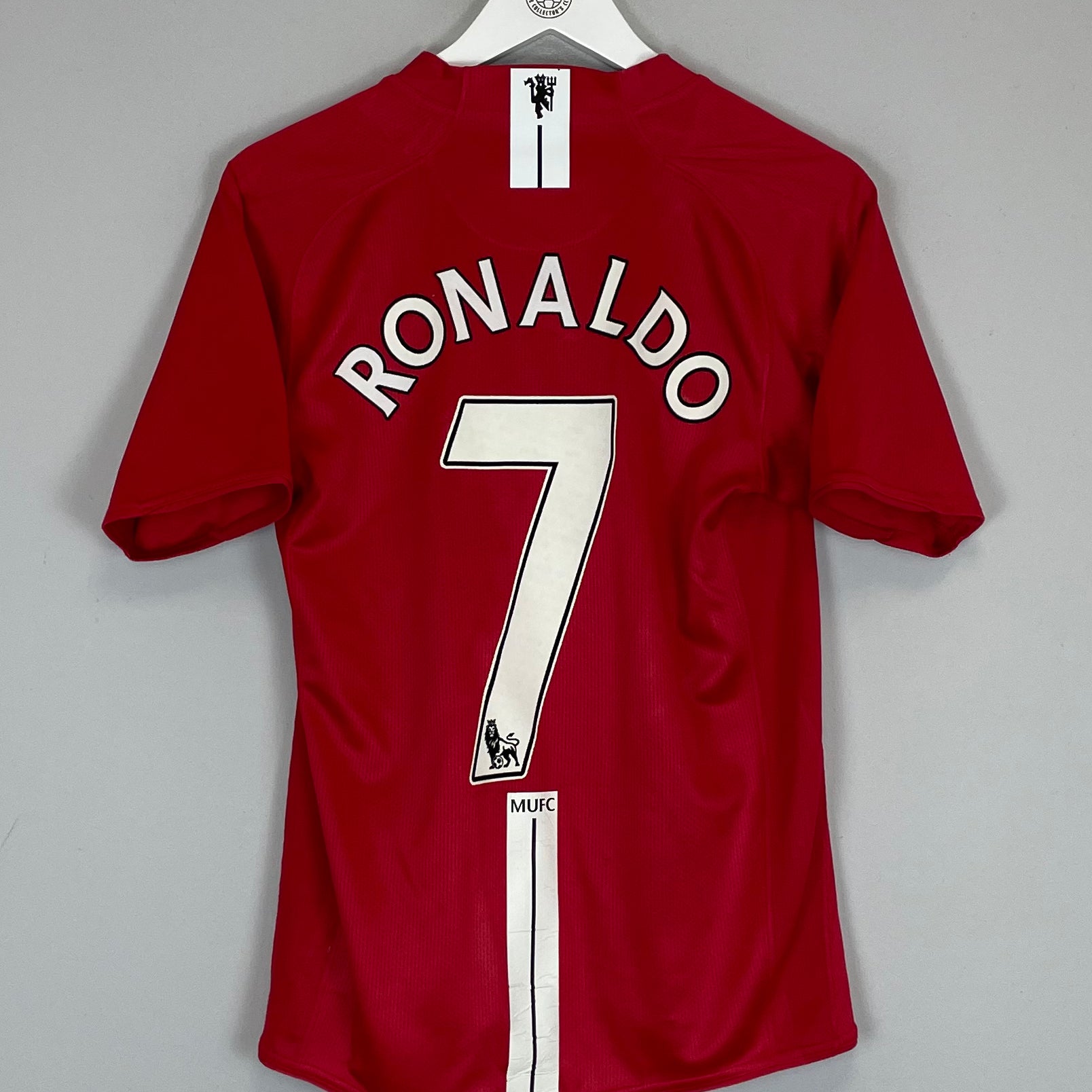Shop 2007/08 MANCHESTER UNITED RONALDO #7 HOME SHIRT (S) NIKE, classic football shirts, vintage football shirts & retro soccer jerseys at Cult Kits
