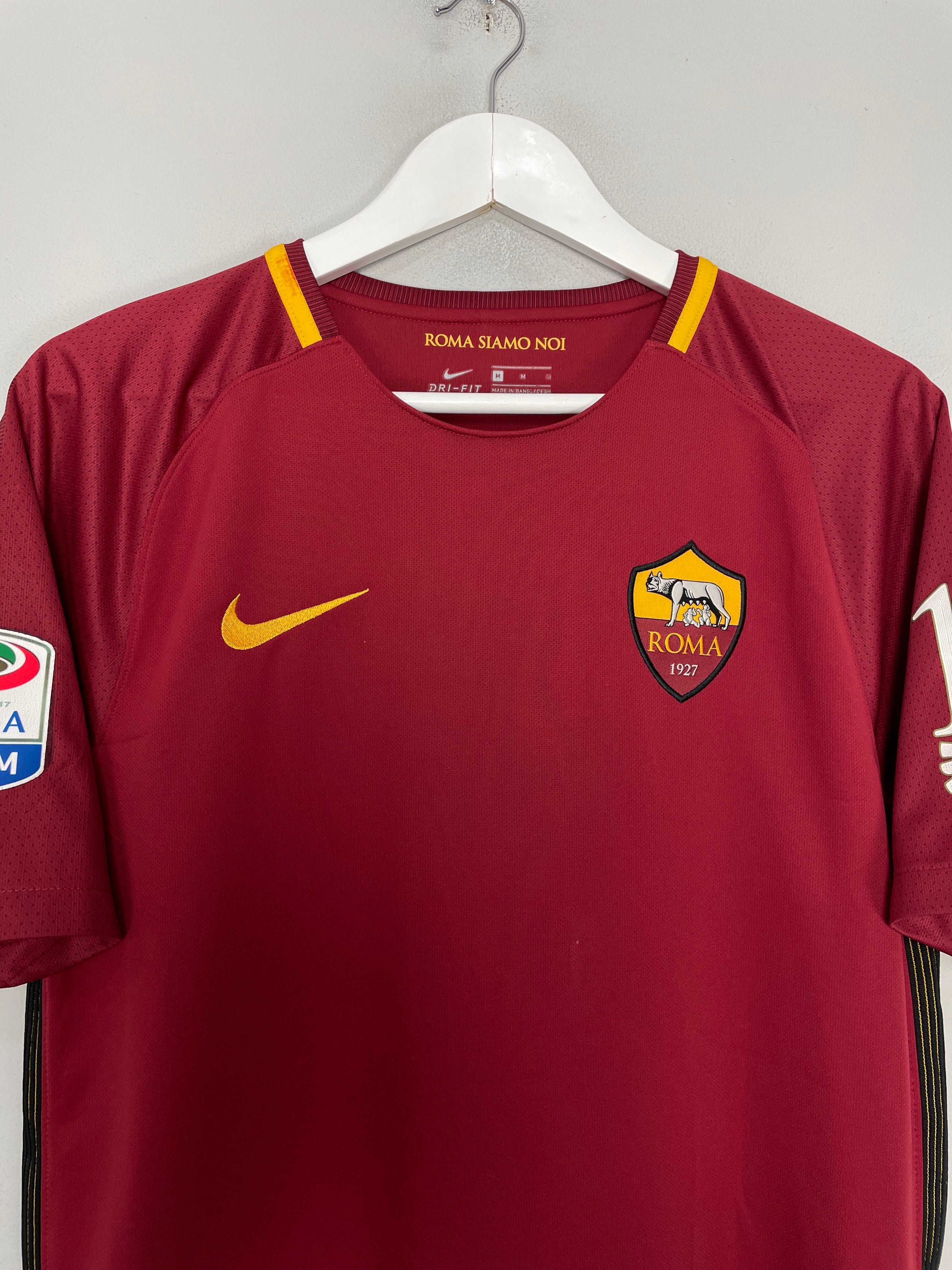 Shop 2016/17 ROMA TOTTI #10 TRIBUTE HOME SHIRT (M) NIKE, classic football shirts, vintage football shirts & retro soccer jerseys at Cult Kits