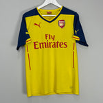 Shop 2014/15 ARSENAL OZIL #11 AWAY SHIRT (M) PUMA, classic football shirts, vintage football shirts & retro soccer jerseys at Cult Kits