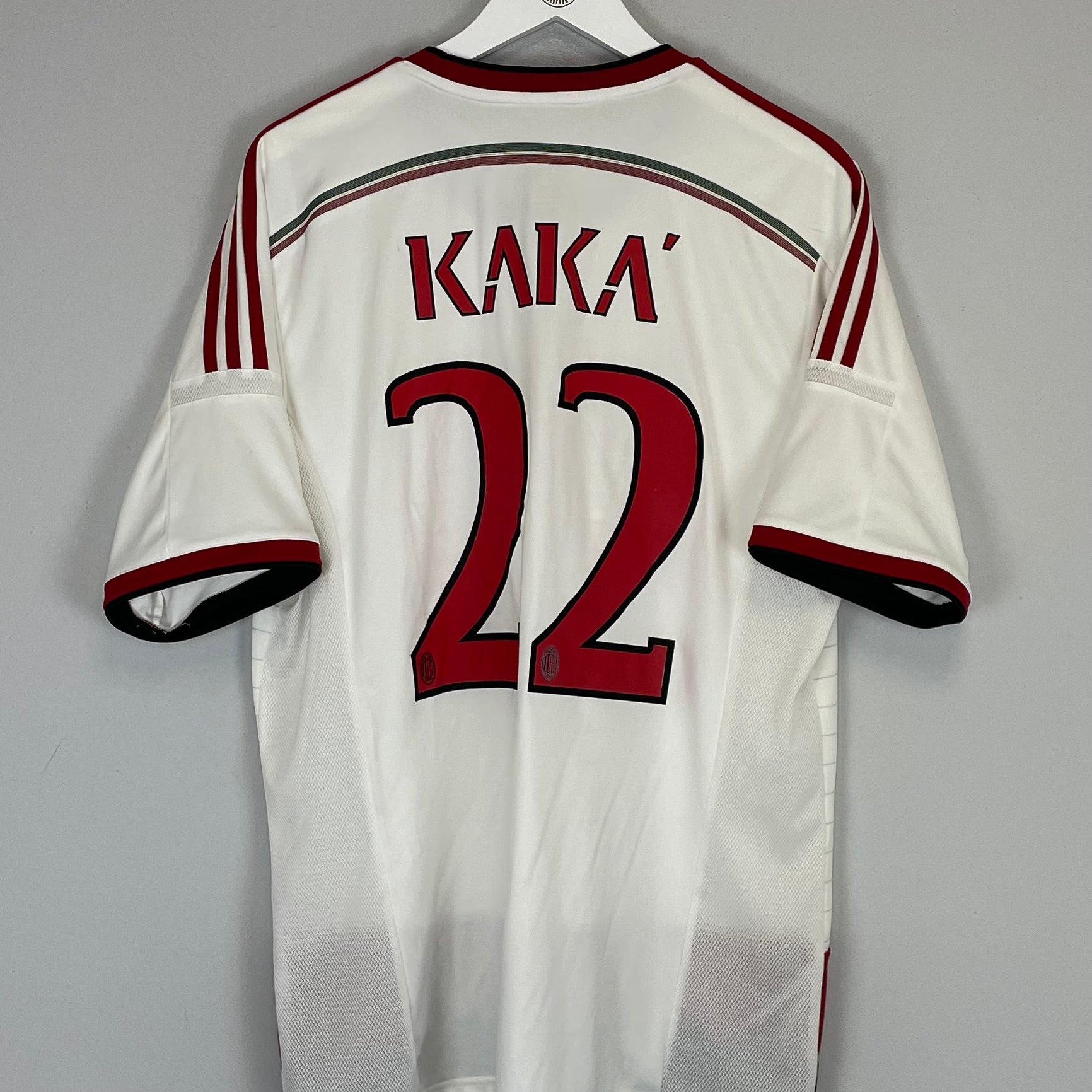 Shop 2014/15 AC MILAN KAKA #22 AWAY SHIRT (XL) ADIDAS, classic football shirts, vintage football shirts & retro soccer jerseys at Cult Kits