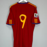 Shop 2010/11 SPAIN TORRES #9 HOME SHIRT (L) ADIDAS, classic football shirts, vintage football shirts & retro soccer jerseys at Cult Kits