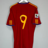 Shop 2010/11 SPAIN TORRES #9 HOME SHIRT (L) ADIDAS, classic football shirts, vintage football shirts & retro soccer jerseys at Cult Kits