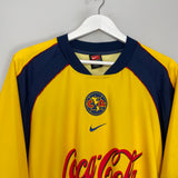 Shop 2001/02 CLUB AMERICA HOME SHIRT (XL) NIKE, classic football shirts, vintage football shirts & retro soccer jerseys at Cult Kits