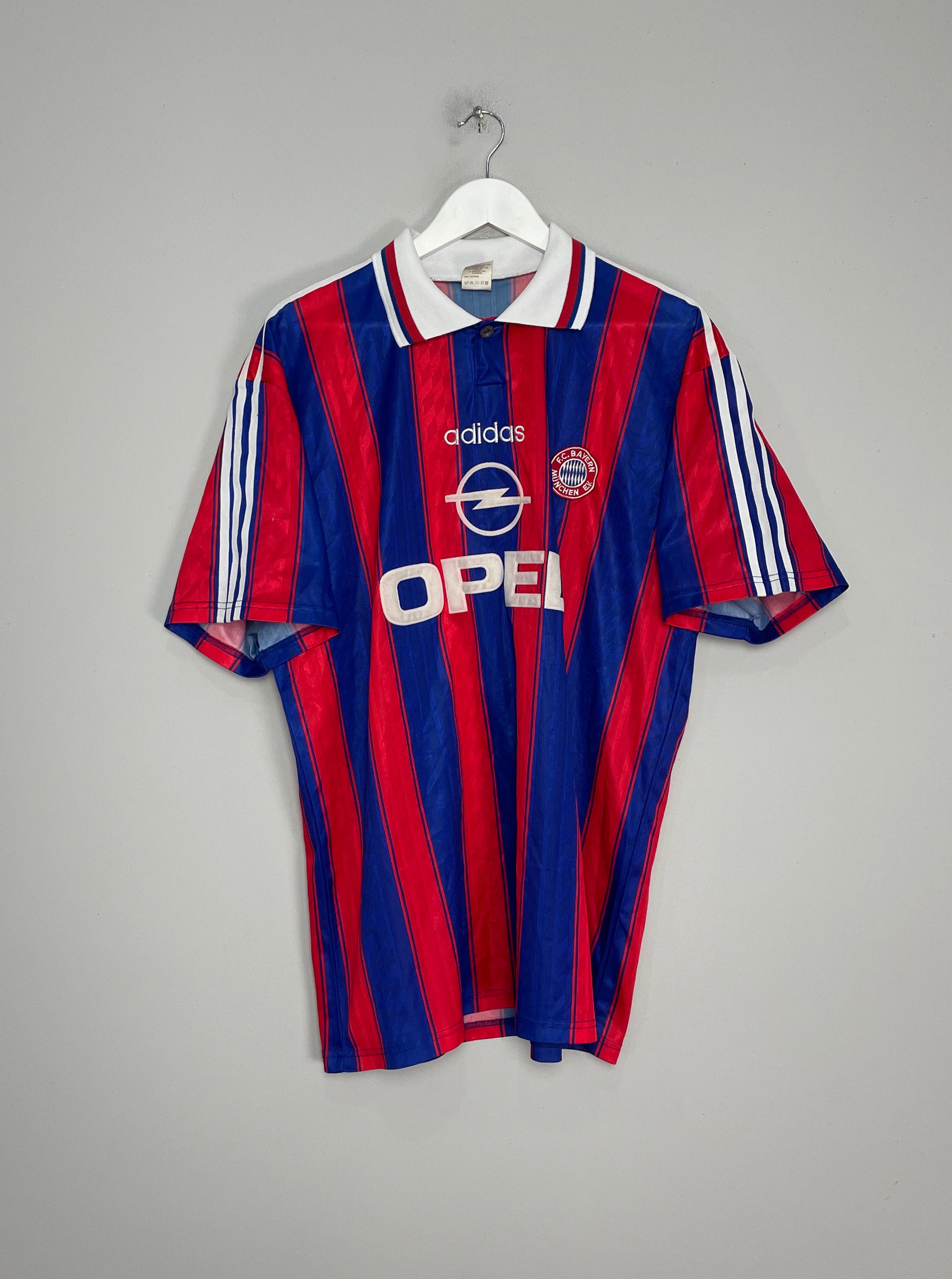 Shop 1995/97 BAYERN MUNICH HOME SHIRT (XL) ADIDAS, classic football shirts, vintage football shirts & retro soccer jerseys at Cult Kits