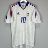 2004/06 FRANCE ZIDANE #10 AWAY SHIRT (L) ADIDAS