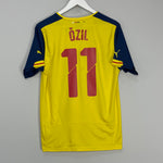 Shop 2014/15 ARSENAL OZIL #11 AWAY SHIRT (M) PUMA, classic football shirts, vintage football shirts & retro soccer jerseys at Cult Kits