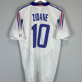 2004/06 FRANCE ZIDANE #10 AWAY SHIRT (L) ADIDAS