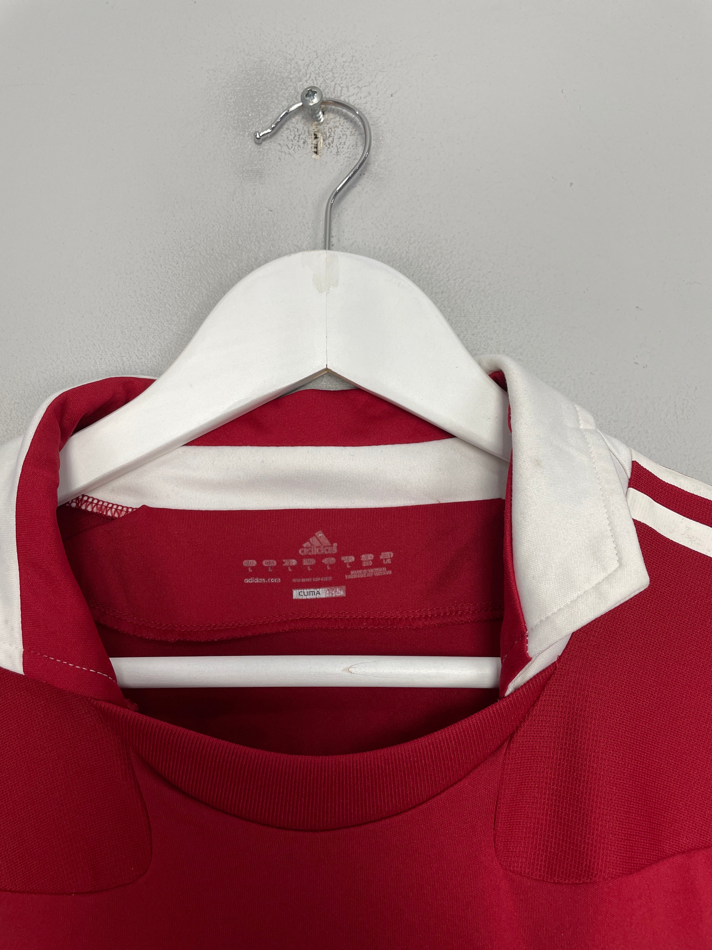 Shop 2010/11 DENMARK ERIKSEN #21 *MATCH ISSUE* HOME SHIRT (L) ADIDAS, classic football shirts, vintage football shirts & retro soccer jerseys at Cult Kits