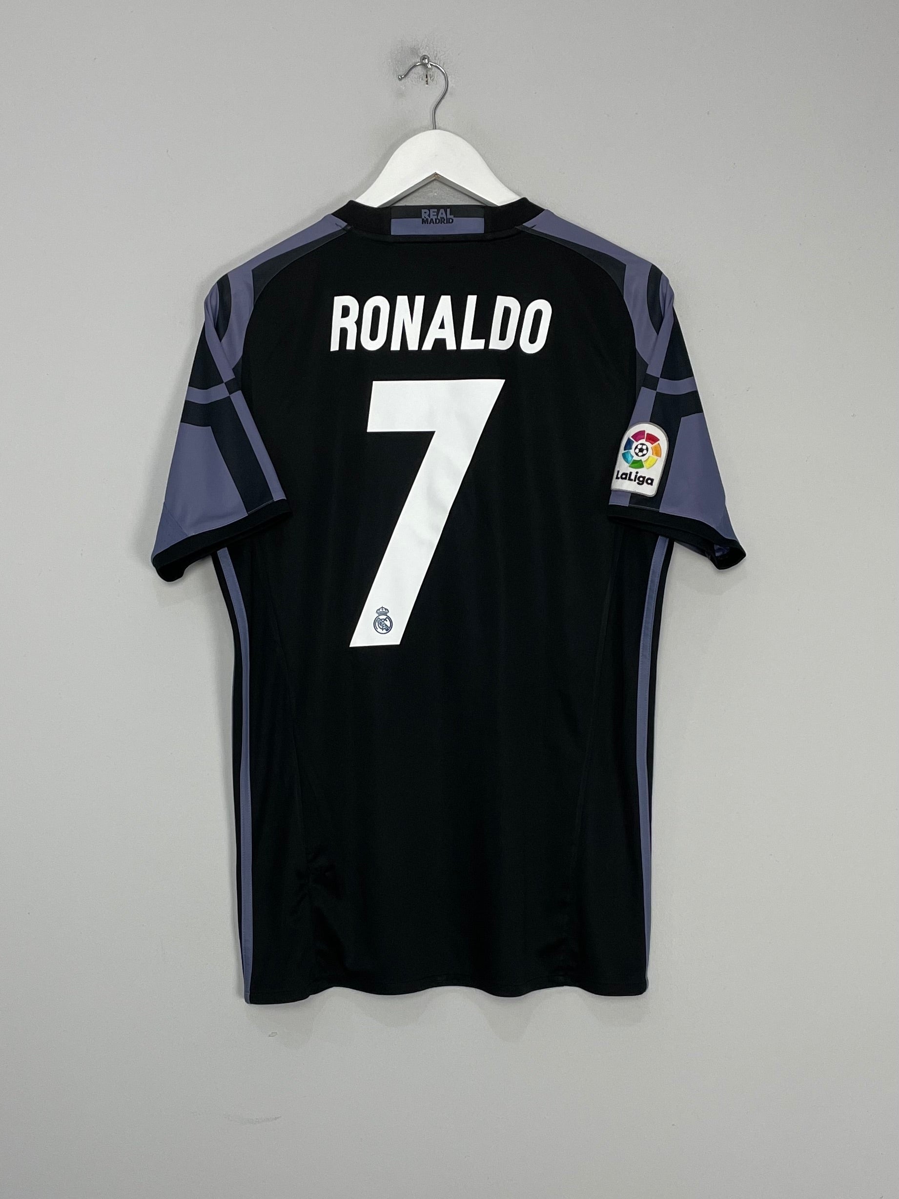 Shop 2016/17 REAL MADRID RONALDO #7 THIRD SHIRT (M) ADIDAS, classic football shirts, vintage football shirts & retro soccer jerseys at Cult Kits