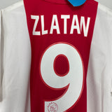 Shop 2001/02 AJAX ZLATAN #9 *BNWT* HOME SHIRT (L) ADIDAS, classic football shirts, vintage football shirts & retro soccer jerseys at Cult Kits