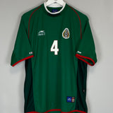 2001/02 MEXICO R.MARQUEZ #4 HOME SHIRT (XL) ATLETICA