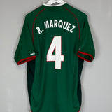 2001/02 MEXICO R.MARQUEZ #4 HOME SHIRT (XL) ATLETICA