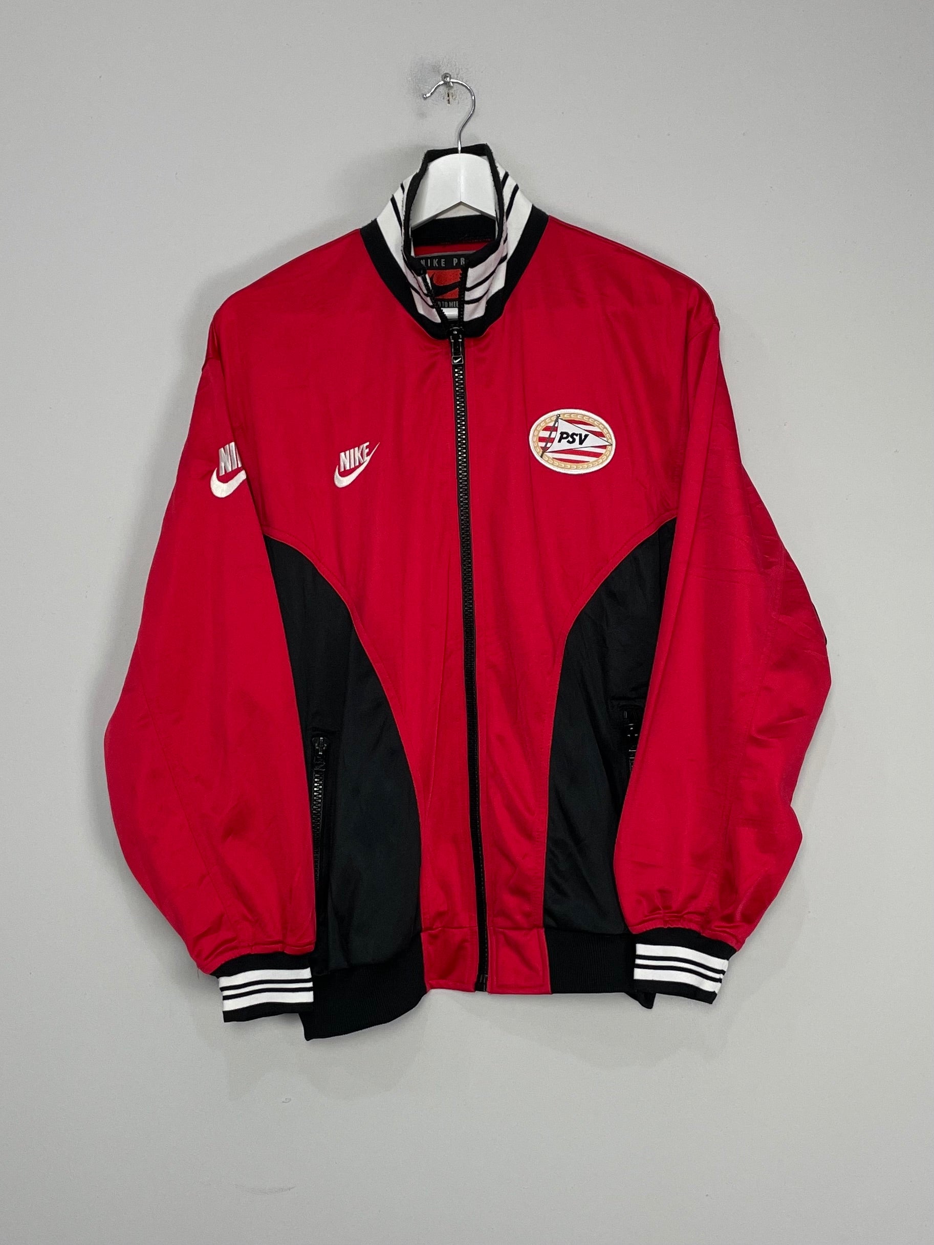 Shop 1996/97 PSV TRACK JACKET (M) NIKE, classic football shirts, vintage football shirts & retro soccer jerseys at Cult Kits