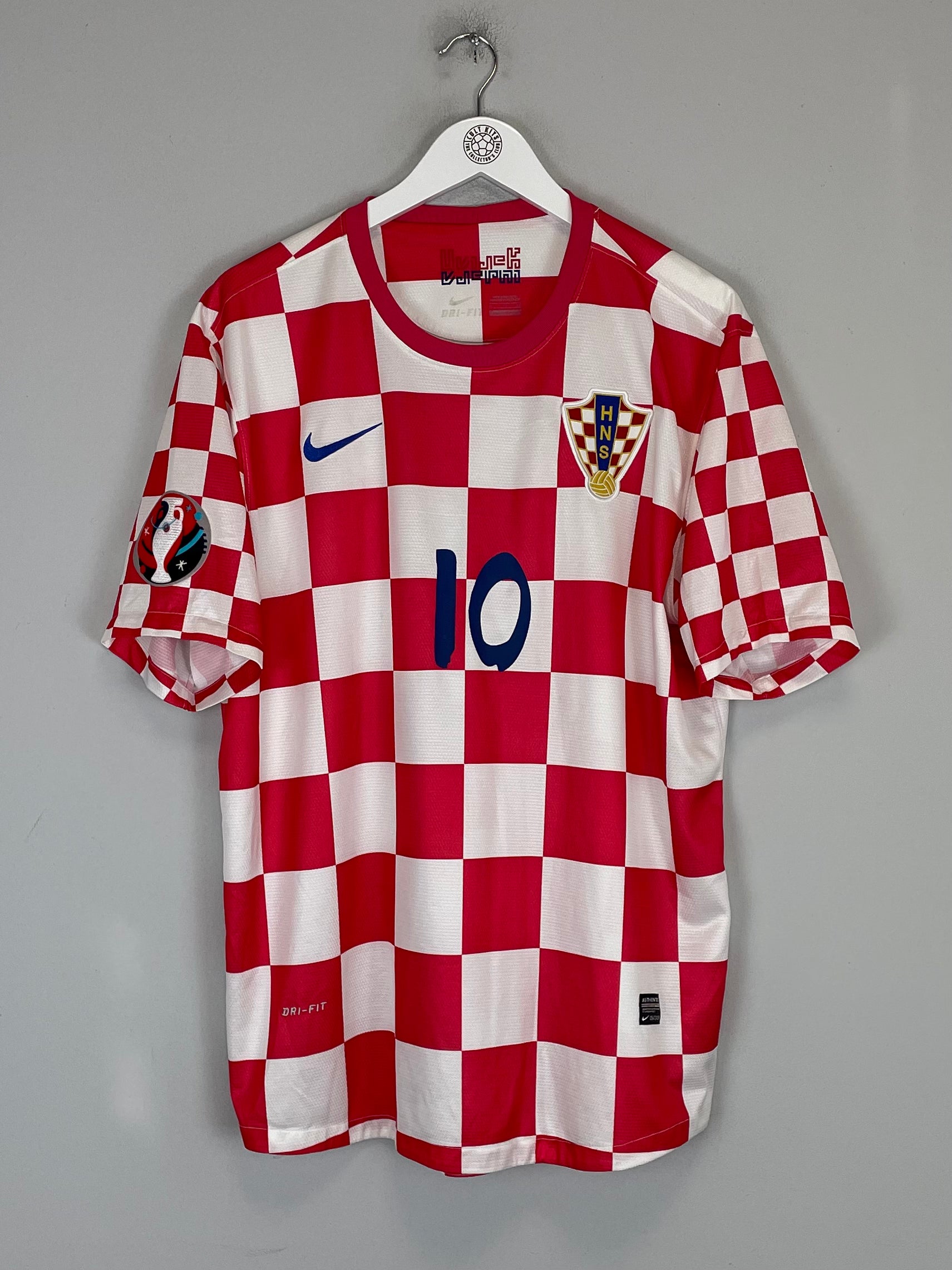 Shop 2012/13 CROATIA MODRIC #10 HOME SHIRT (XL) NIKE, classic football shirts, vintage football shirts & retro soccer jerseys at Cult Kits