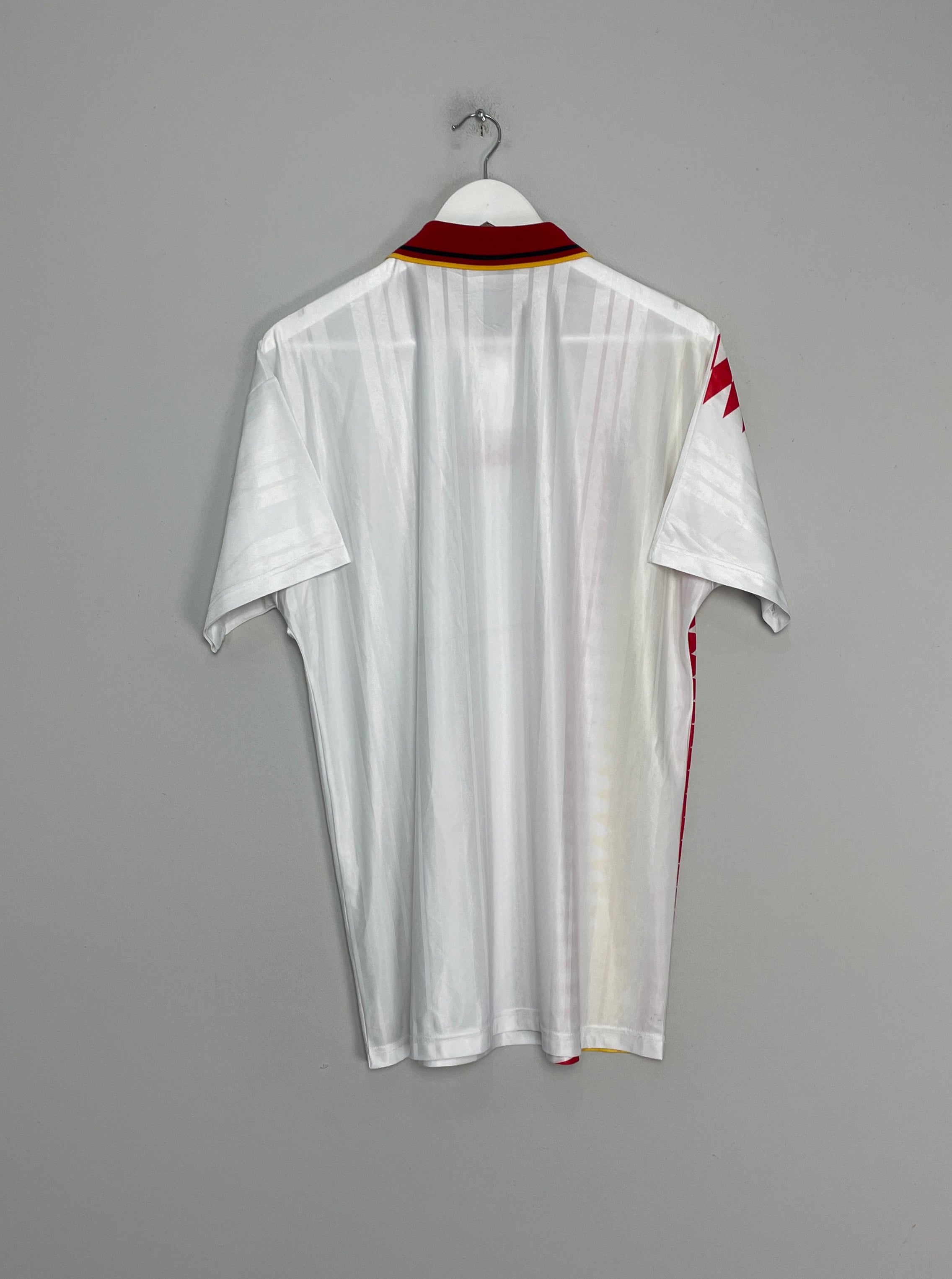 Shop 1994/96 SPAIN AWAY SHIRT (L) ADIDAS, classic football shirts, vintage football shirts & retro soccer jerseys at Cult Kits