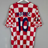 Shop 2012/13 CROATIA MODRIC #10 HOME SHIRT (XL) NIKE, classic football shirts, vintage football shirts & retro soccer jerseys at Cult Kits