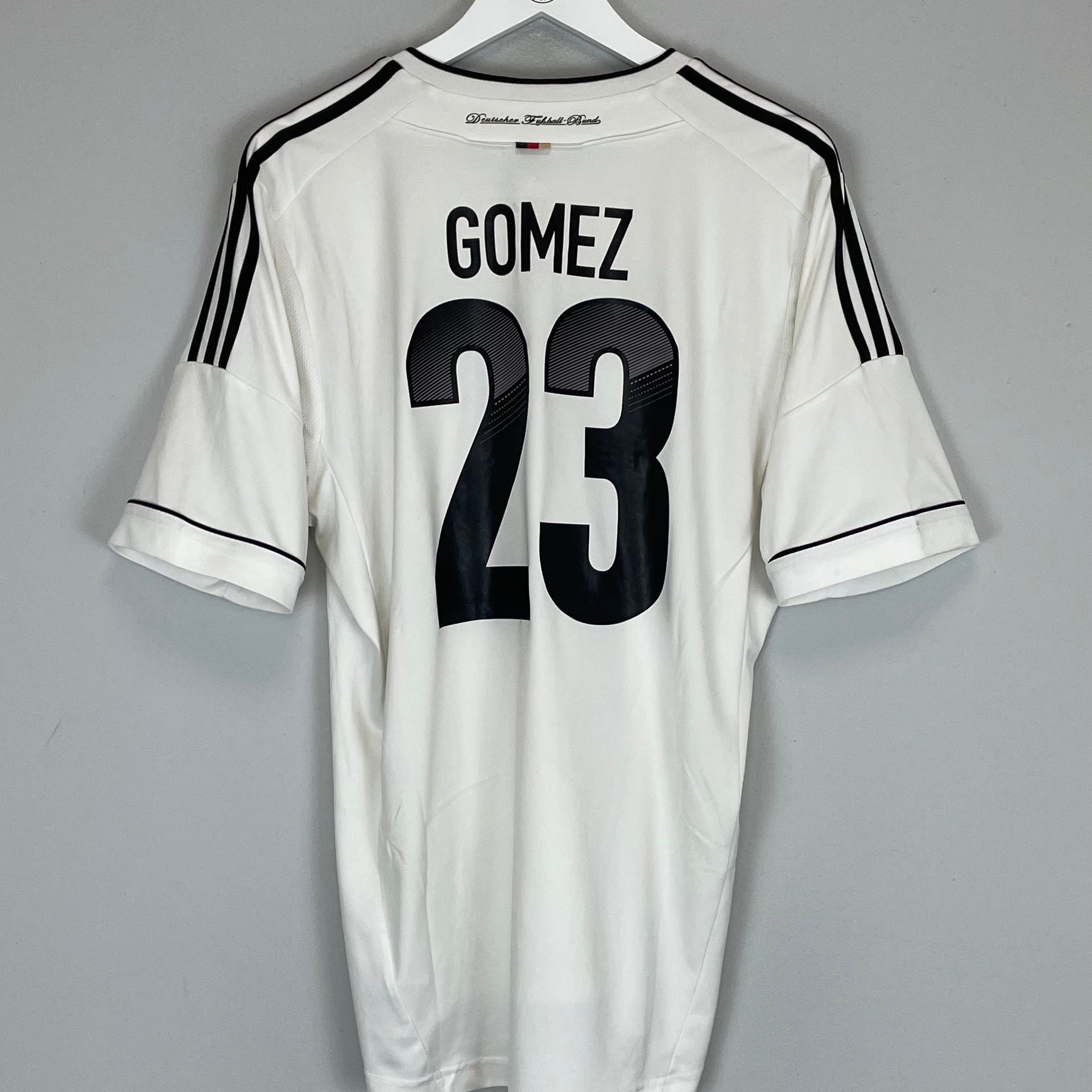 Shop 2012/13 GERMANY GOMEZ #23 HOME SHIRT (L) ADIDAS, classic football shirts, vintage football shirts & retro soccer jerseys at Cult Kits