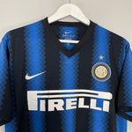 Shop 2010/11 INTER MILAN MILITO #22 HOME SHIRT (L) NIKE, classic football shirts, vintage football shirts & retro soccer jerseys at Cult Kits