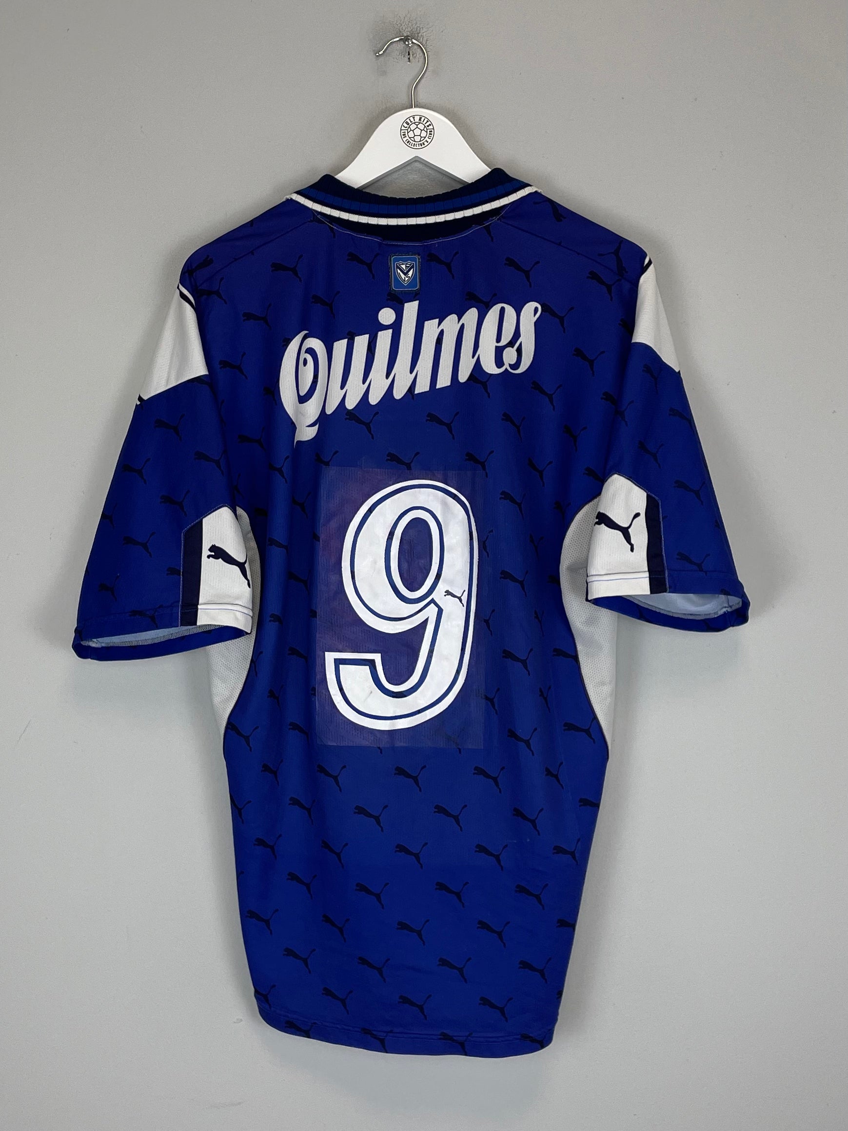 Shop 1998/99 VELEZ SARSFIELD #9 AWAY SHIRT (L) PUMA, classic football shirts, vintage football shirts & retro soccer jerseys at Cult Kits