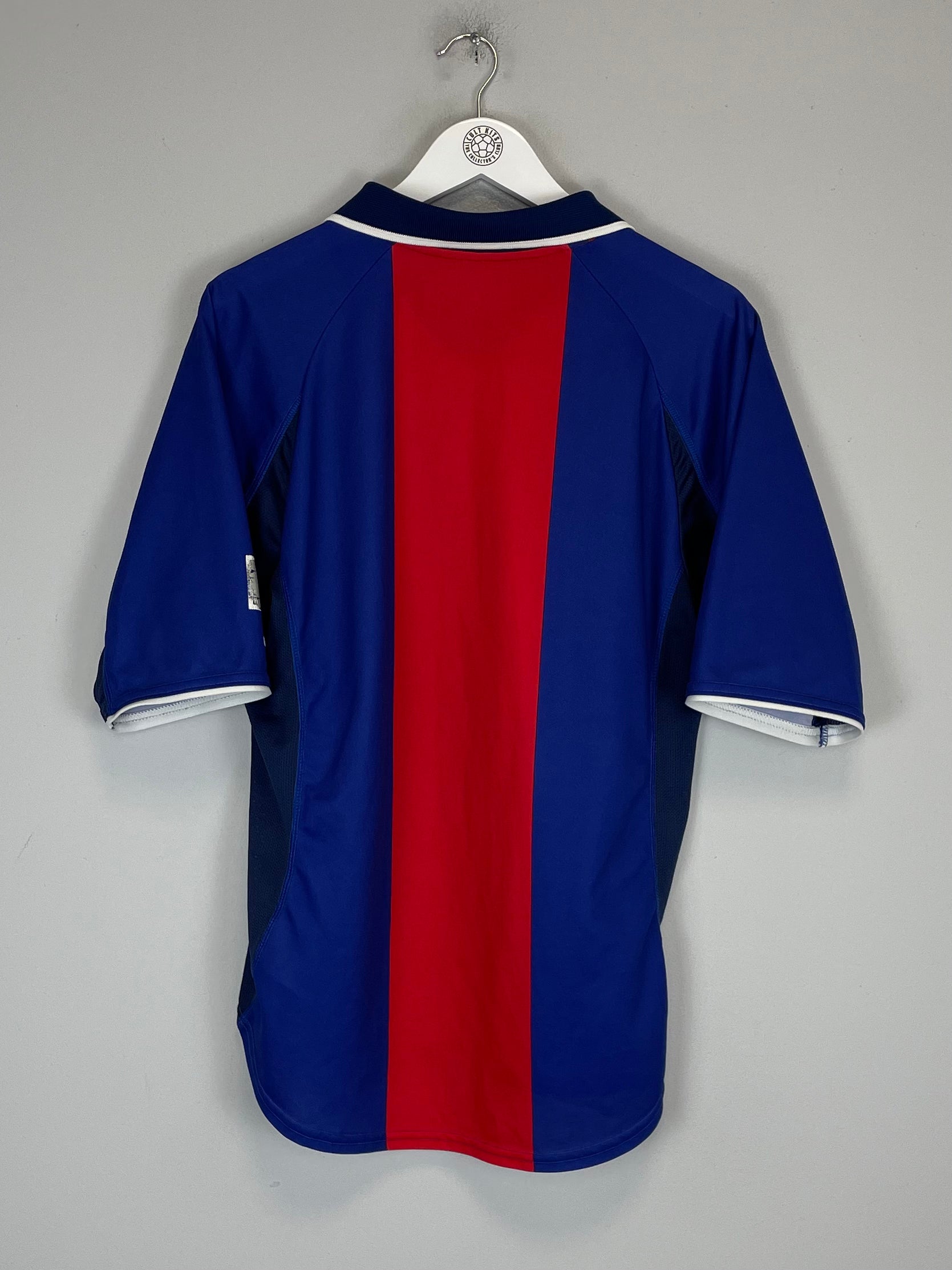 Shop 2000/01 PSG HOME SHIRT (M) NIKE, classic football shirts, vintage football shirts & retro soccer jerseys at Cult Kits