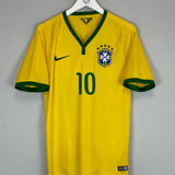 2014/15 BRAZIL NEYMAR JR #10 HOME SHIRT (M) NIKE