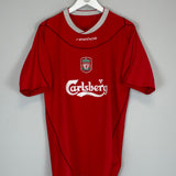 Shop 2002/04 LIVERPOOL HOME SHIRT (L) REEBOK, classic football shirts, vintage football shirts & retro soccer jerseys at Cult Kits