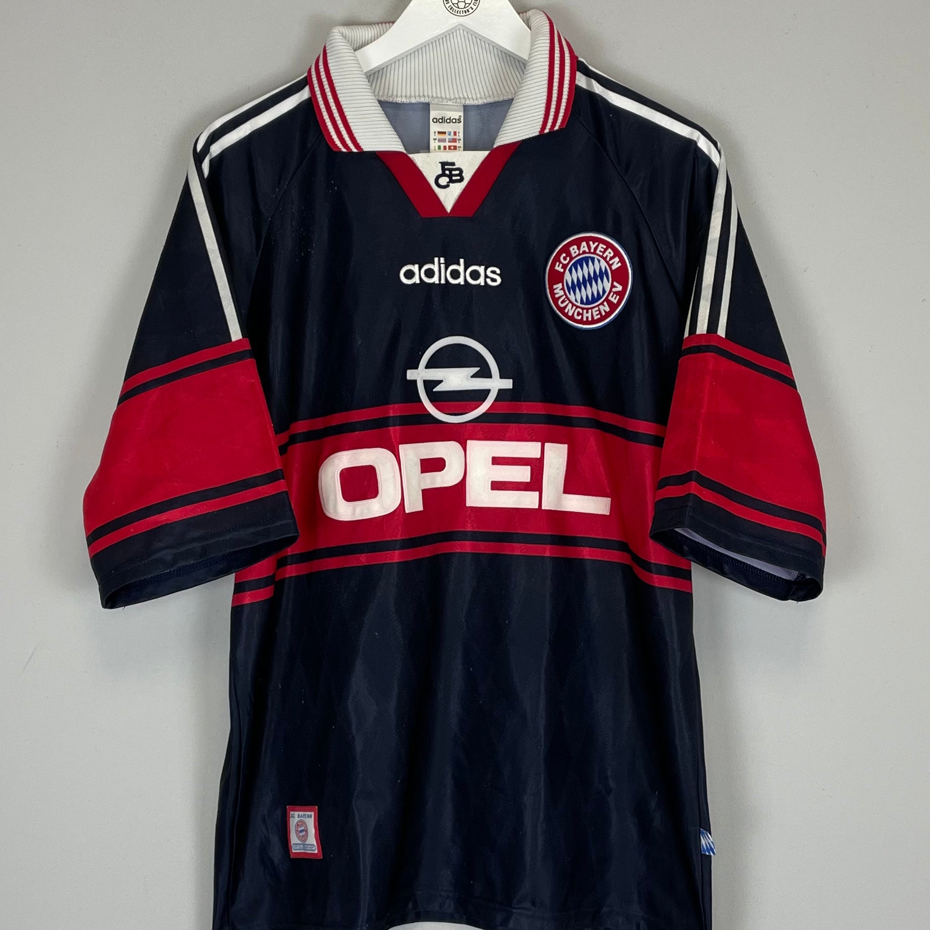 Shop 1997/99 BAYERN MUNICH HOME SHIRT (L) ADIDAS, classic football shirts, vintage football shirts & retro soccer jerseys at Cult Kits