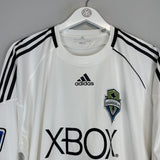 2010/11 SEATTLE SOUNDERS KELLER #18 *MATCH WORN vs MANCHESTER UNITED* GK SHIRT (XL) ADIDAS