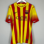 Shop 2013/15 BARCELONA NEYMAR JR #11 AWAY SHIRT (L) NIKE, classic football shirts, vintage football shirts & retro soccer jerseys at Cult Kits